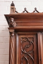 Gothic style Cabinet in Walnut, France 19th century