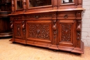 Renaissance style Bookcase in Walnut, France 19th century