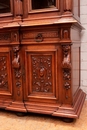 Renaissance style Bookcase in Walnut, France 19th century