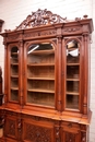 Renaissance style Bookcase in Walnut, France 19th century