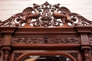 Renaissance style Bookcase in Walnut, France 19th century