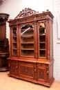 Renaissance style Bookcase in Walnut, France 19th century