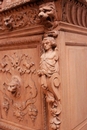Renaissance style Bookcase in Oak, France 19th century