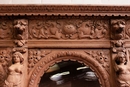 Renaissance style Bookcase in Oak, France 19th century