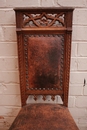 Gothic style Chairs in Oak, France 19th century
