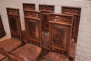 Gothic style Chairs in Oak, France 19th century