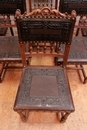 Henri II style Chairs in Walnut, France 19th century