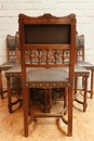 Henri II style Seats in Oak, France 19th century