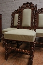 Hunt style Seats in Oak, France 19th century