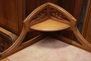 Art Nouveau style Bedroom in cherry wood, France 1900