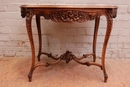 Louis XV style Parlor set in Walnut, France 1900