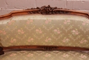Louis XV style Parlor set in Walnut, France 1900