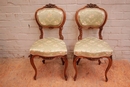 Louis XV style Parlor set in Walnut, France 1900