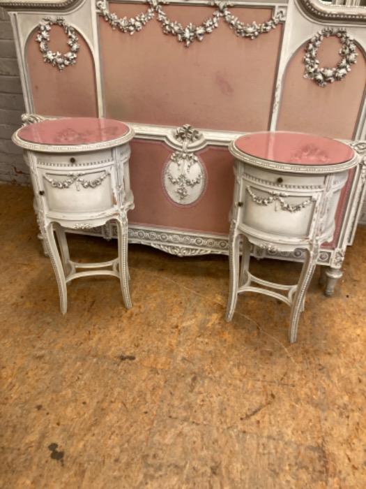 6 pc Louis XVI paint bedroom 