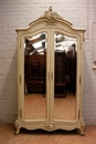 Louis XV style Bedroom in paint wood, France 19th century