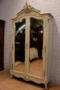 Louis XV style Bedroom in paint wood, France 19th century