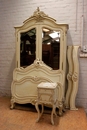 Louis XV style Bedroom in paint wood, France 19th century