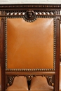 Henri II style Chairs in Walnut, France 19th century