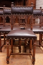 Renaissance style Chairs in Walnut, France 19th century
