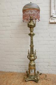 Bronze standing lamp 19th century