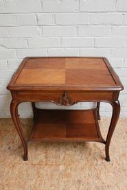 Walnut Louis XV server table 