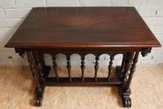 Walnut Little Henri II table 19th century