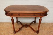 Walnut Louis XV desk table 19th century