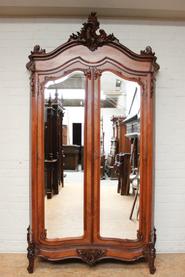 Rosewood bombay Louis XV armoire 19th century