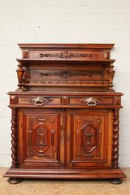 Walnut Henri II server 19th century