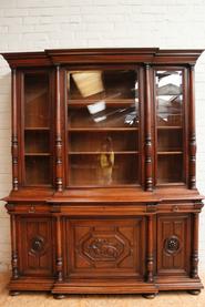 Walnut Henri II bookcase 19th C.