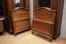 Louis XVI style Bedroom in Walnut, France 19th century