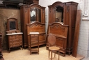 Louis XVI style Bedroom in Walnut, France 19th century