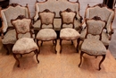 Louis XV style Sofa set in Walnut, France 19th century