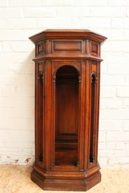 Narrow walnut renaissance console 19th c.