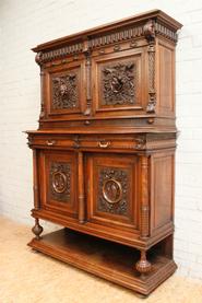 Henri II walnut cabinet 19th century