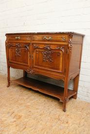 walnut Louis XV server 19th century