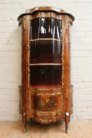 Napoleon III Vernis Martin display cabinet 19th century
