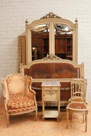 6 Pc. Louis XVI painted bedroom set 19th century