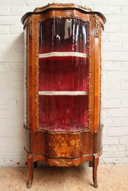 Bombe display cabinet 19th century