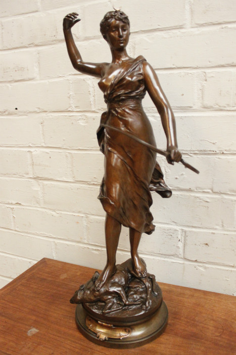 Bronze statue signed by LEVASSEUR 