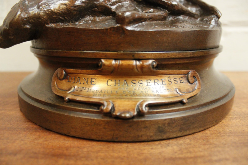 Bronze statue signed by LEVASSEUR 