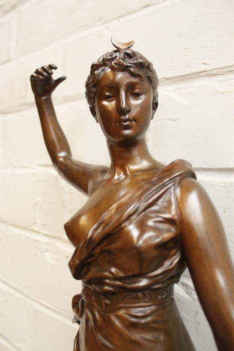 Bronze statue signed by LEVASSEUR 