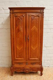 little walnut Louis XV armoire circa 1900