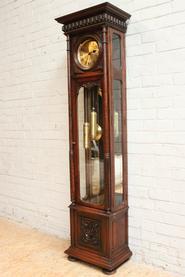 Walnut Henri II grandfather clock 19th c.