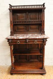 Walnut Henri II server 19th century.