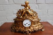 Bronze gilt clock 19th century