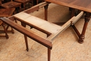 Gothic style Chairs & table in Walnut, France 19th century