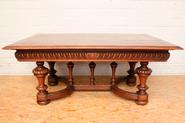 Walnut Henri II coffee table