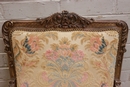 Regency style Arm chairs in gilt wood 19th century