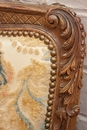 Regency style Arm chairs in gilt wood 19th century